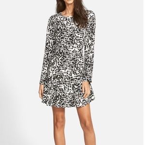 Leith Spotty long sleeved drop waist dress - Sz S